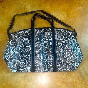 Large Black/White Travel Bag!